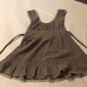 Free people tank shirt size 6 grey